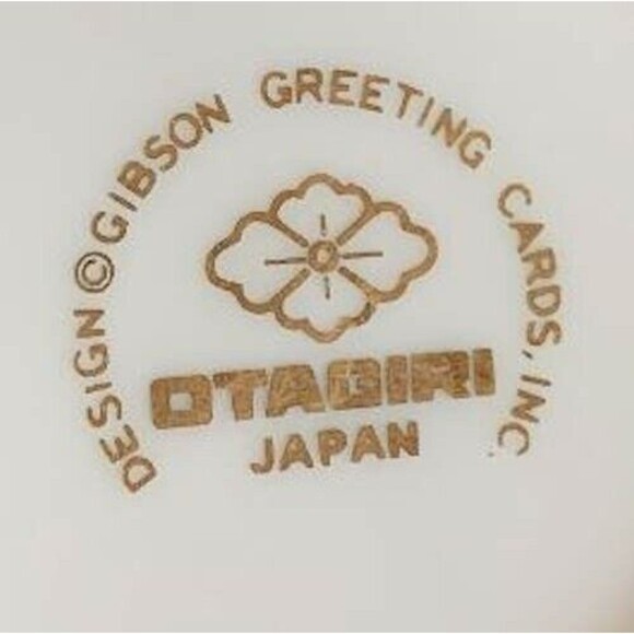 Otagiri Tea Cup Red Porcelain Gold Metallic Christmas Coffee Mug - Made in Japan - Picture 5 of 5